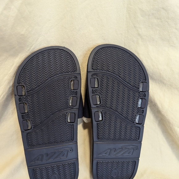 Avia Kids Primary Sandals Slides Rubber with Logo Navy - Picture 7 of 8